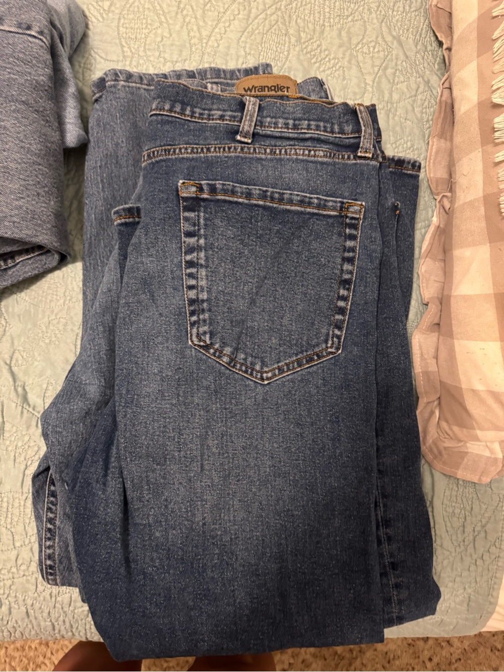 Wrangler High-Rise Vintage Blue Denim Jeans